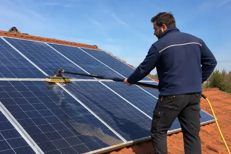 Nettoyage et entretien de panneaux solaires à Thénac